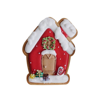 1 Piece Christmas House Cookie Shaper