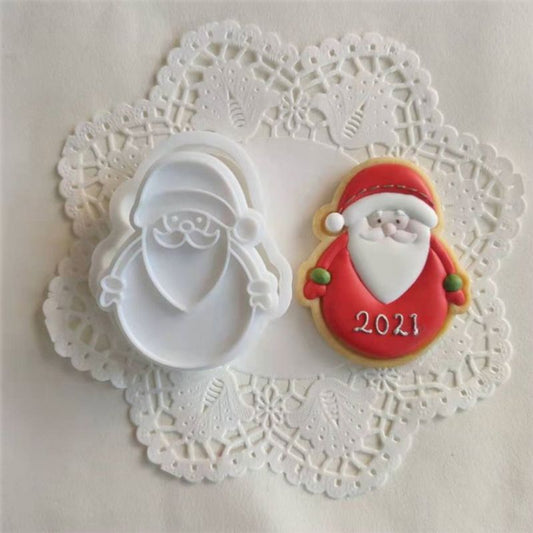 1 Piece Christmas Icing Cookie Mold