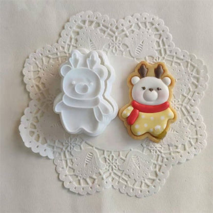 1 Piece Christmas Icing Cookie Mold