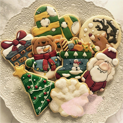 1 Piece Christmas Patterns Mold