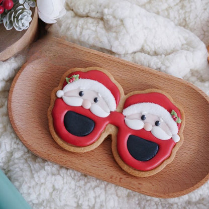 1 Piece Santa Claus Glasses Mold