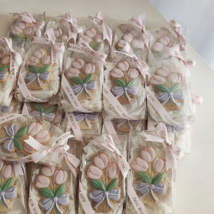 1 Piece Spring Bouquet Cookie Stamps