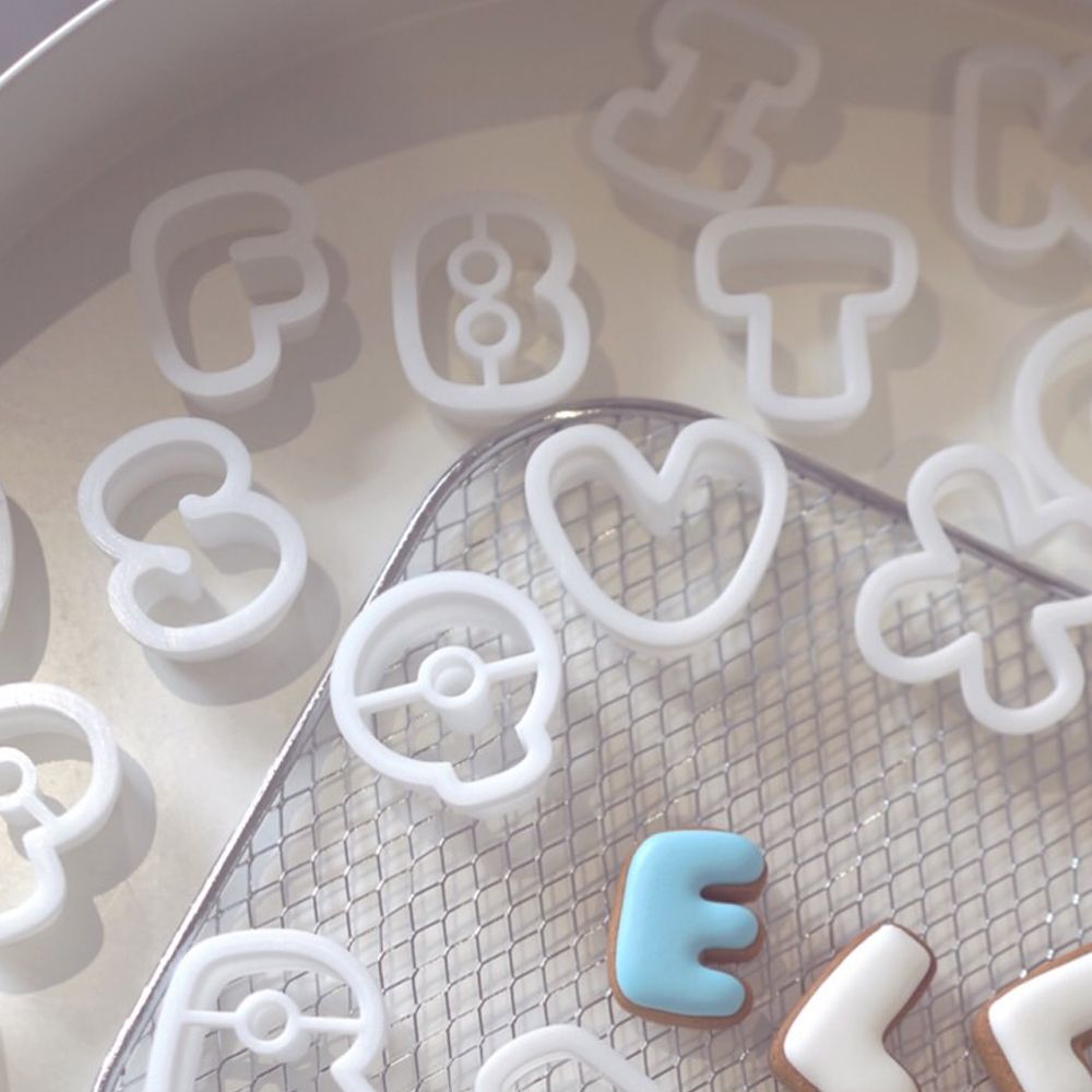 26 English Letters Biscuit Mold Set