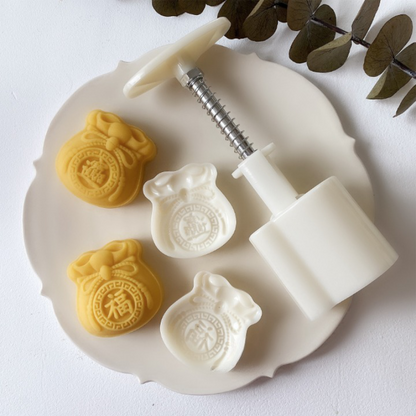 2 Pieces Bag Shaped Mooncake Moulds