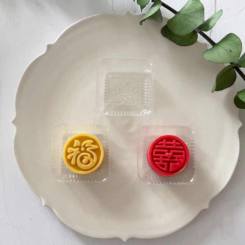 2 Pieces Mini Mooncake Mold