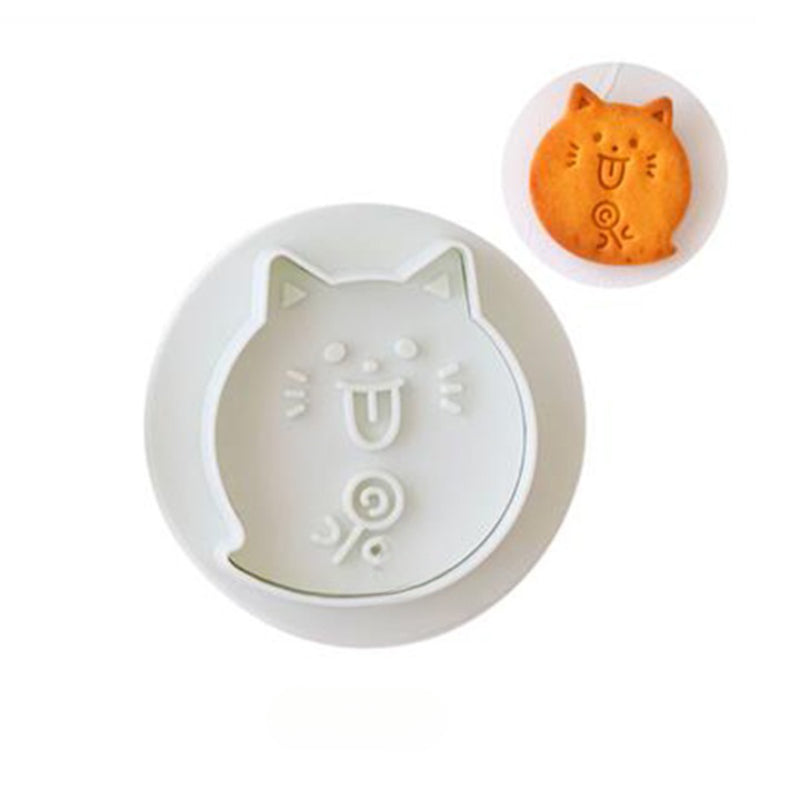 3 Piece Cartoon Cat Shaped Mold