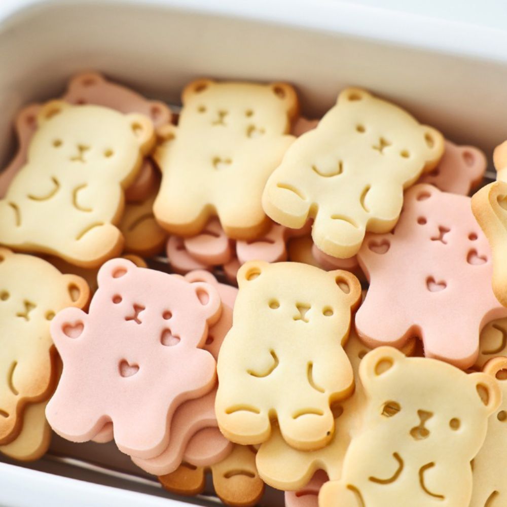 3 Pieces Cartoon Bear Pattern Mold