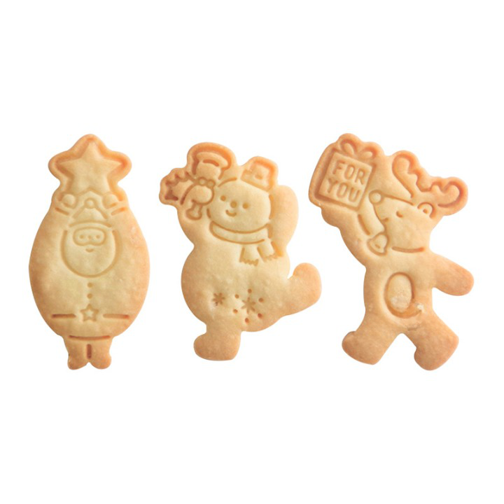 3 Pieces Christmas Cookie Shapes