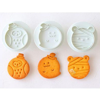 3 Pieces Halloween Pumpkin Mold