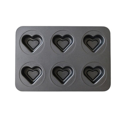 6 Cavity Cup Cake Baking Mould