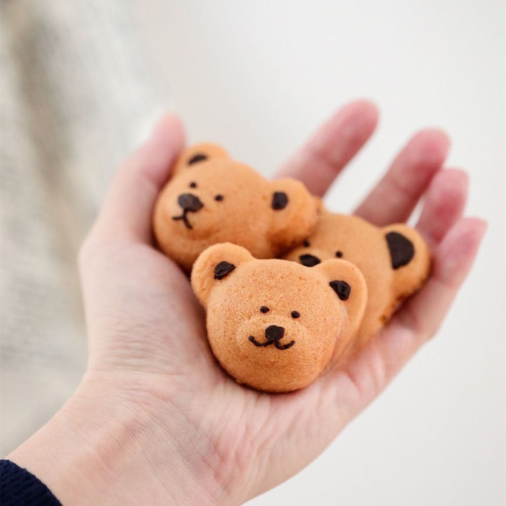 8 Cavity Bear Shape Baking Tools