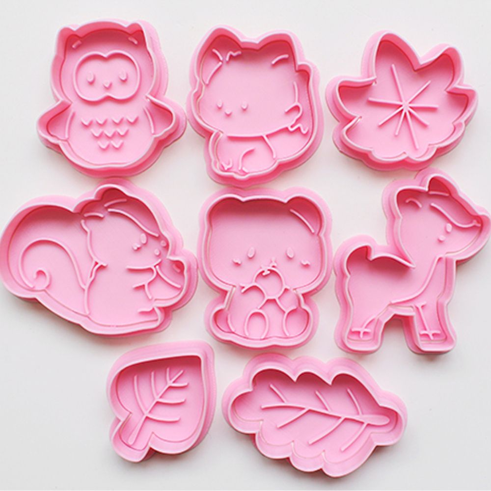 8 Pieces Animal Shape Cookie Mold