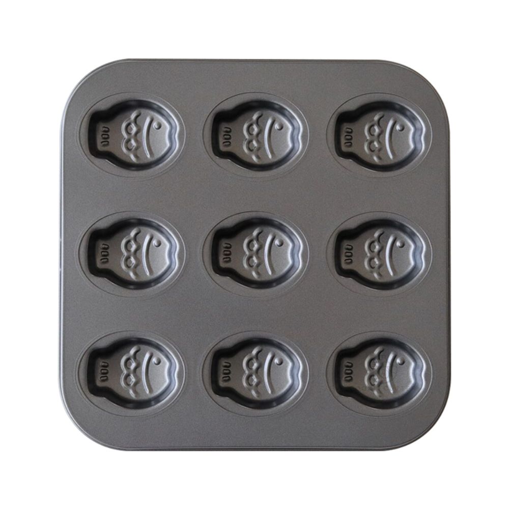 9 Cavity Fish Shape Bakeware