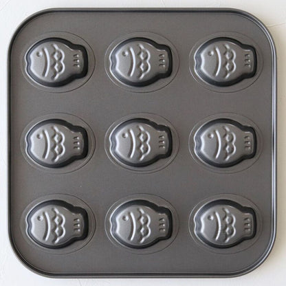 9 Cavity Fish Shape Bakeware