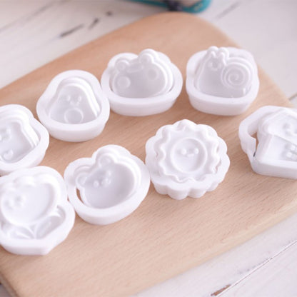 9 Pieces Pastoral Style Biscuit Mold