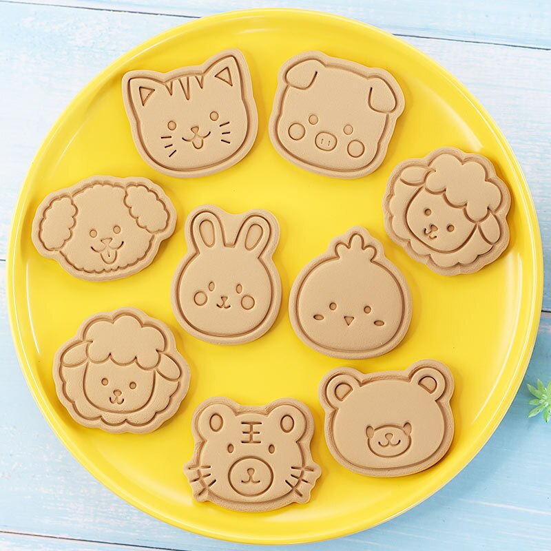 Animal Biscuit Cookie Shaper Set