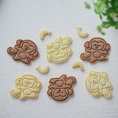 Banana And Animal Shape Biscuit Mold