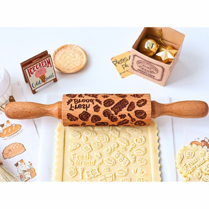 Bread Toast Cake Pattern Embossing Rolling Pins