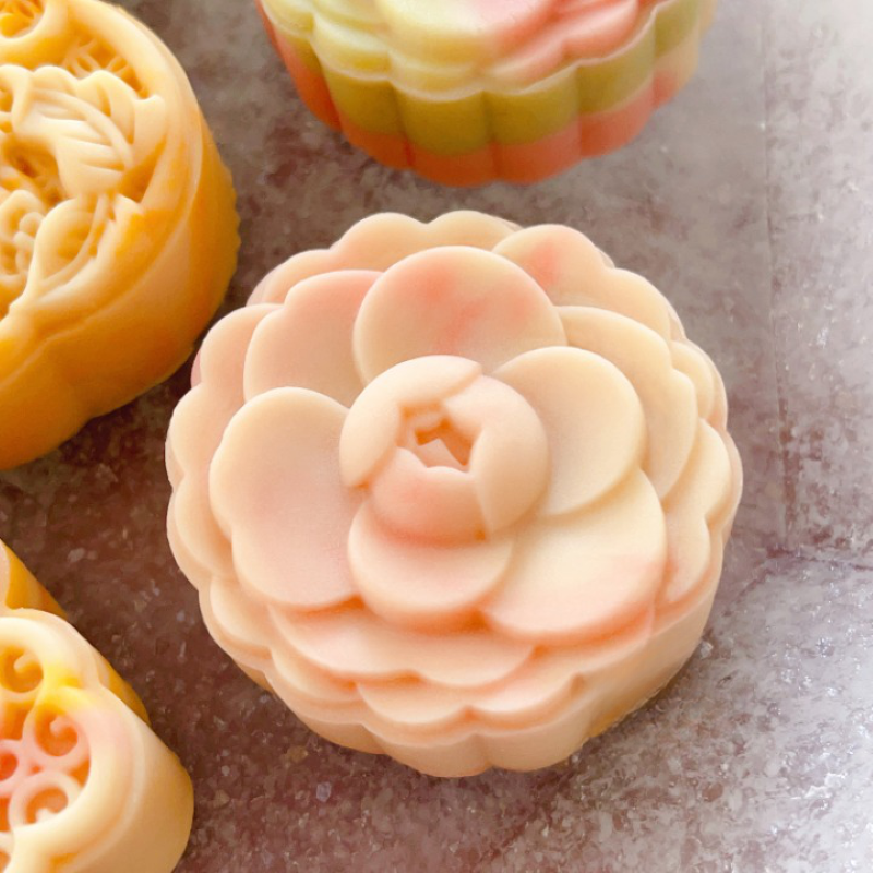 Camellia Mid Autumn Festival Mooncake Mold