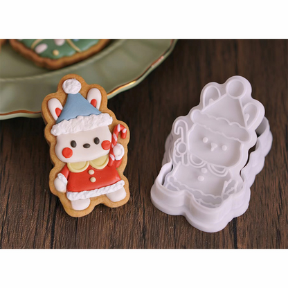 Cartoon Christmas Cookie Shaper