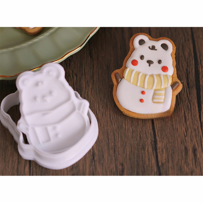 Cartoon Christmas Cookie Shaper