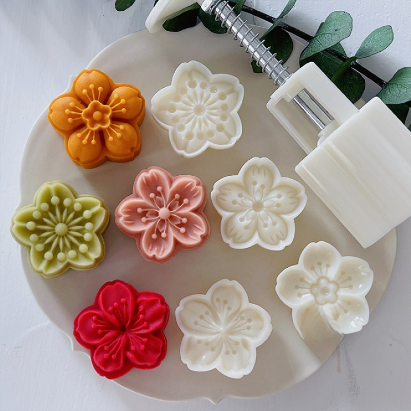 Cherry Blossom Mooncake Mold