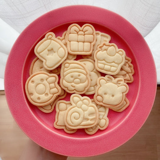 Christmas Cartoon Cookies Mold Stamp