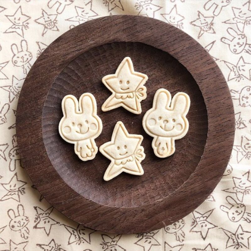 Christmas Little Star Rabbit Biscuit Mold