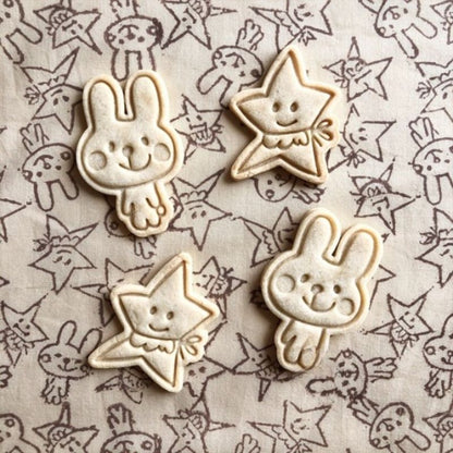 Christmas Little Star Rabbit Biscuit Mold