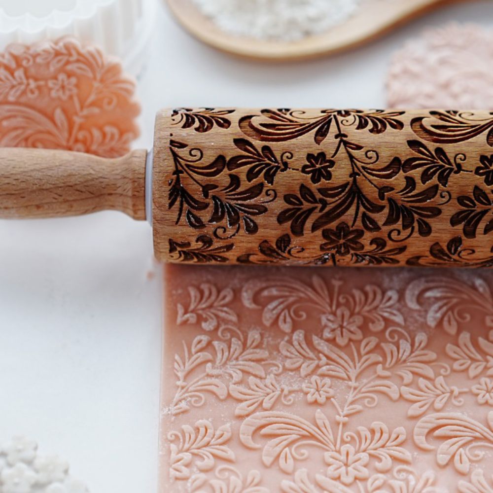 Coffee Beans Pattern Rolling Pins