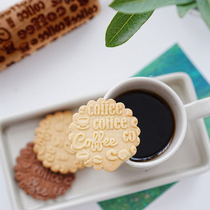 Coffee Beans Pattern Rolling Pins