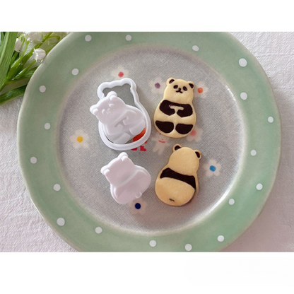 Cookie Stamps Panda Biscuit Mold