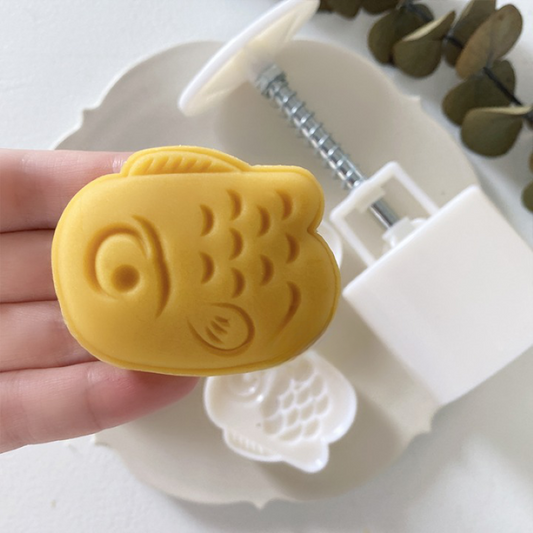 Fish Shape Mooncake Press Mold