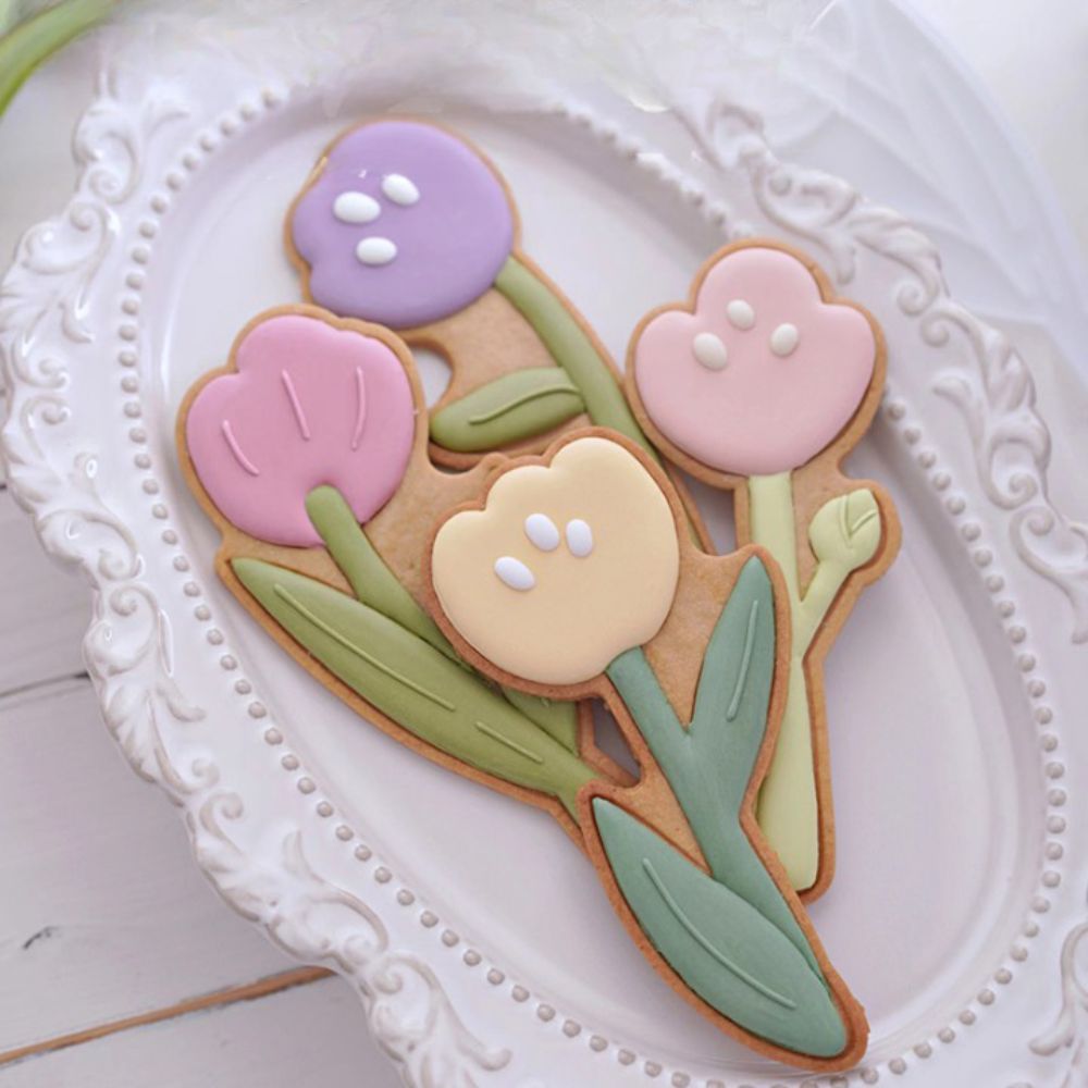 Flower Shape Pressed Spring Cake Baking Tool