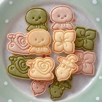 Flower Umbrella Pattern Biscuit Mold