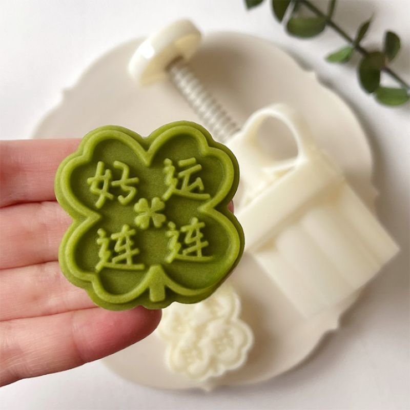 Four Leaf Clover Mooncake Mold