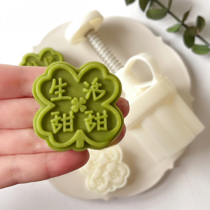 Four Leaf Clover Mooncake Mold