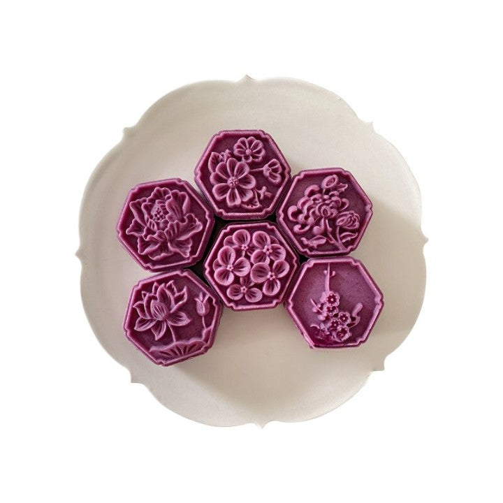 Hexagonal Flower Mooncake Mold