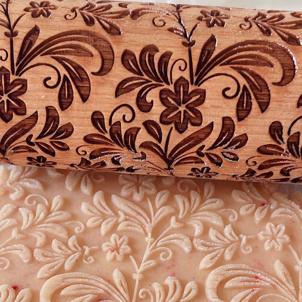 Jasmine Pattern Rolling Pin