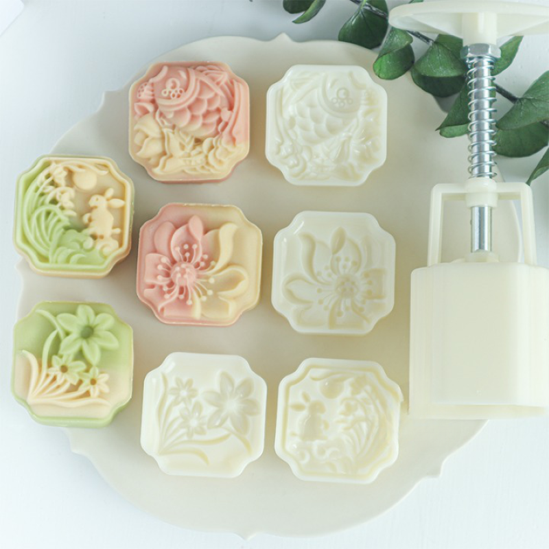 Koi Flower Mooncake Mold