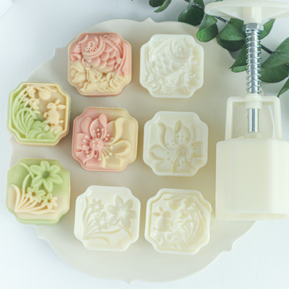 Koi Flower Mooncake Mold