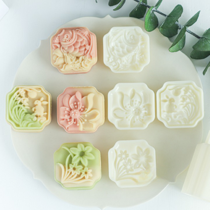 Koi Flower Mooncake Mold