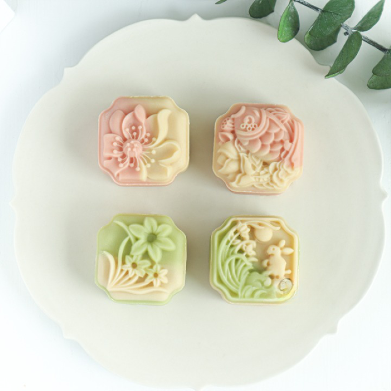 Koi Flower Mooncake Mold