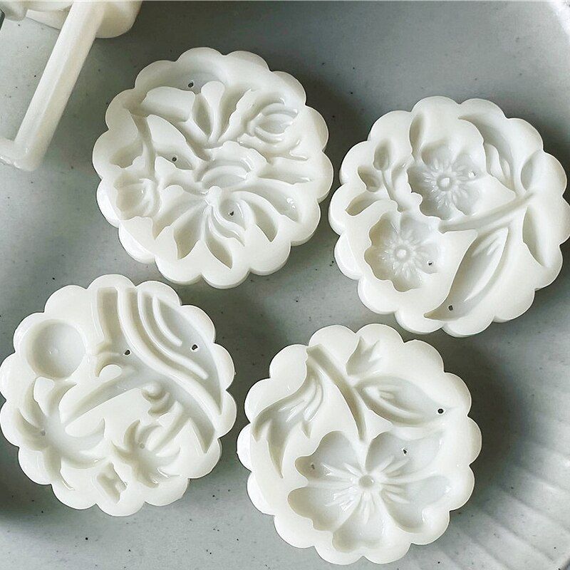 Lotus Flower Coconut Mooncake Mold