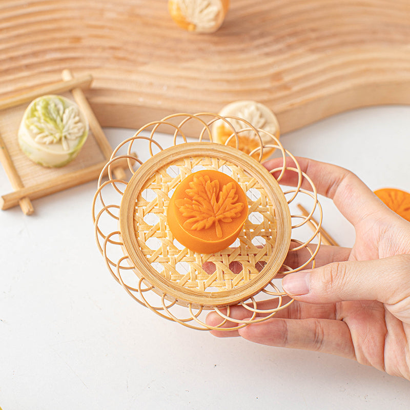 Maple Leaf Mooncake Mold