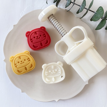 New Year Cartoon Tiger Mooncake Mold