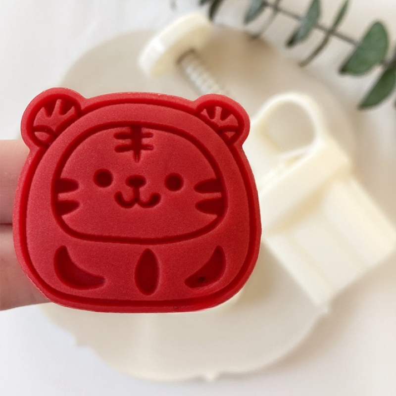 New Year Cartoon Tiger Mooncake Mold