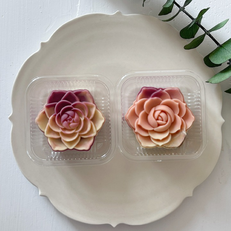 Rose Flower Mooncake Mold