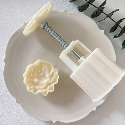 Rose Flower Shaped Pastry Mooncake Mold