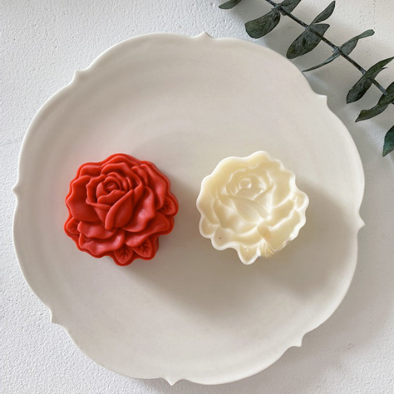 Rose Flower Shaped Pastry Mooncake Mold